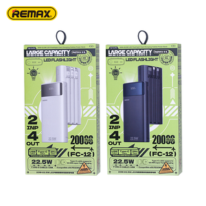 Sạc dự phòng REMAX FC-12 20+22.5 đèn LED, sạc nhanh, dung lượng 20000mAh, tích hợp cáp, nhỏ gọn, tiện lợi - Product Image 4