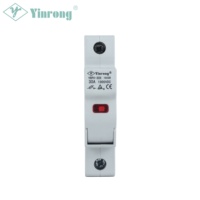 Fusible de cadena solar Yinrong DC 1000V de cerámica de acción rápida I2T para caja combinadora de cadenas fotovoltaicas