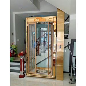 <span class=keywords><strong>Mini</strong></span> <span class=keywords><strong>Ascensor</strong></span> Residencial Interior para 2 Personas, <span class=keywords><strong>Ascensor</strong></span> Pequeño de Vidrio, Elevador Doméstico Personal de 3 Pisos para Casa - Product Image 2