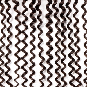 Extensions de cheveux au crochet à deux brins 100% faciles à enlever 100% extensions de cheveux humains Meches faciles à coiffer les mèches - Product Image 4