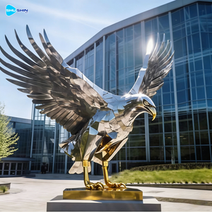 Scultura d'<span class=keywords><strong>Aquila</strong></span> in Acciaio Inox Saldato ed Elettroplaccato, <span class=keywords><strong>Forma</strong></span> Personalizzata, Arte da Esterno, Oggetto da Collezione - Product Image 3