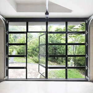 Portes <span class=keywords><strong>de</strong></span> <span class=keywords><strong>garage</strong></span> sectionnelles motorisées en aluminium et verre, personnalisées, écoénergétiques, télécommandées, pour les maisons - Product Image 3