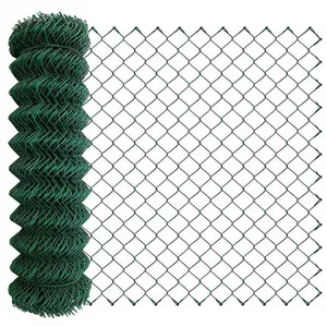 畅销规格聚氯乙烯100英尺卷8 6英尺隐私板条电线绿色链节围栏