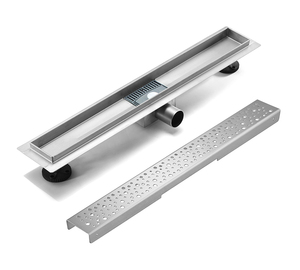 Drenaje <span class=keywords><strong>Horizontal</strong></span> para Piso, Acero Inoxidable 304, Drenaje Lineal para Ducha de Baño - Product Image 1