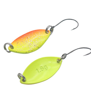 Hessen Trout Lure 1.2g 1.6g 2g Esche Dure Artificiali per Acqua Salata e Dolce, Spoon Lures in Metallo, Drone Bass Trout Spool, Esche da Pesca - Product Image 5