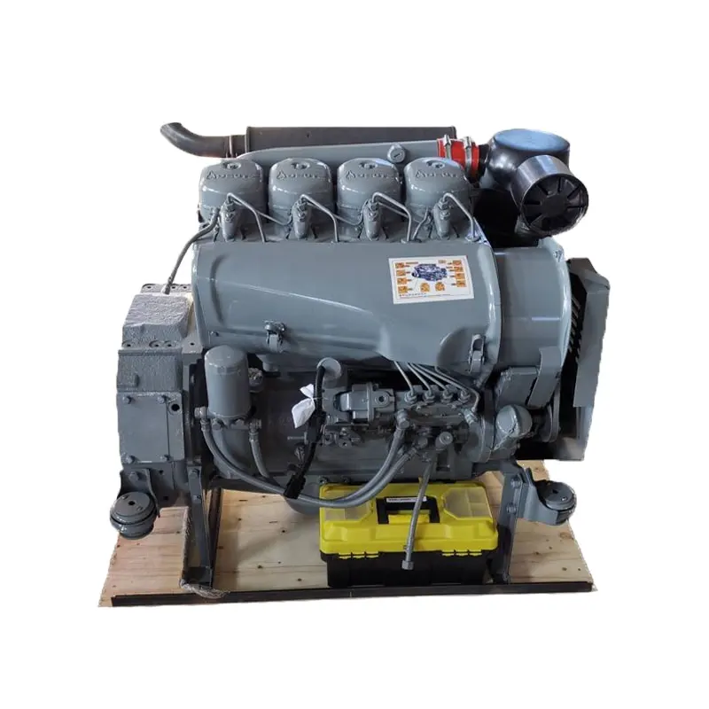 F4L912 deutz 4 silindirli hava soğutmalı motor inşaat makine ve jeneratör seti