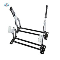 Matériel de positionnement flexible du dossier de canapé Jiashida en acier thermolaqué noir pour canapé réglable, personnalisable OEM
