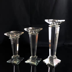 Parti düğün dekorasyon kristal düğün mumluğu masa kristal ayağı mumluk şamdan - Product Image 6