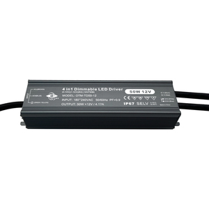 Nhà Máy CE 0-10V 1-10V 10V PWM 4 trong 1 dẫn lái xe 8.33a 12V 50 Wát IP67 điện áp không đổi không thấm nước dẫn lái xe - Product Image 1