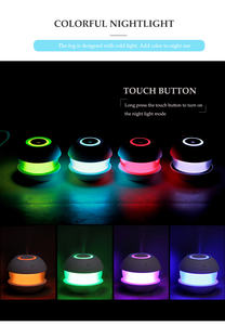 เครื่องเพิ่มความชื้นในรถยนต์แบบ USB พกพาพร้อมไฟ LED เครื่องทำความชื้นพลาสติกขนาดเล็กระเหยสำหรับโรงแรมใช้งานกลางแจ้งและนอนหลับ - Product Image 6