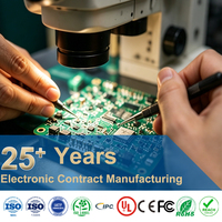 Assemblage de circuits imprimés (PCB) électroniques pour machines de contrôle industriel, technologie mixte SMT DIP THT, tests fonctionnels, AOI, ICT, circuits imprimés PCBA