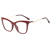 Montures de lunettes européennes et américaines TR90, lunettes d'ordinateur unies pour femmes, lunettes de protection, lentilles plates anti-lumière bleue