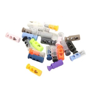 Bán buôn nhựa đầy màu sắc đôi lỗ mùa xuân khóa dây nhựa khóa - Product Image 2