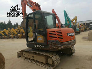 Mini-pelle Doosan DH80 d'occasion de haute qualité à prix bon marché Pelle sur chenilles DH70 DH75 DH80 d'occasion en vente - Product Image 4