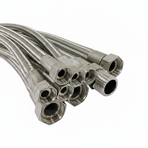 Tuyau tressé en PTFE SAE100 R14 fil d'acier inoxydable à haute température 304 AN4 Durable alambiqué pour les dispositifs médicaux - Product Image 1