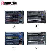 Console de mixage d'enregistrement en studio GAX-CT12 avec mixeur audio USB MP3