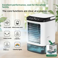 Nuevo Mini Enfriador de Aire Doméstico, Ventilador USB de 3 Velocidades para Oficina, Refrigeración y Humidificación, Ventilador Portátil