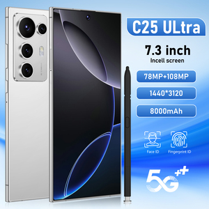 Nuevo Diseño, Teléfono Inteligente C25 Ultra Desbloqueado de 7.3 Pulgadas, Doble SIM, CDMA LTE, 16GB, Pantalla HD, 108MP, Decacore, Versión Global - Product Image 5