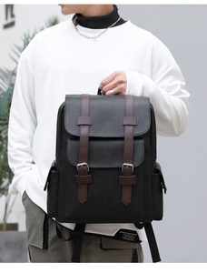 <span class=keywords><strong>Sac</strong></span> à <span class=keywords><strong>Dos</strong></span> de Voyage Imperméable en <span class=keywords><strong>Cuir</strong></span> En Gros pour Hommes et Femmes, <span class=keywords><strong>Sac</strong></span> d'École Étudiant en PU, Mode et <span class=keywords><strong>Ordinateur</strong></span> Portable - Product Image 3