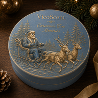 Coffret Cadeau de Parfum Personnalisé Noël Ambre Pin Frais Bergamote 100ml Homme Eau de Parfum Fabricant Emballage Marque Privée pour