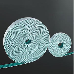 PU beyaz tek taraflı dişler poliüretan zamanlama kemeri t-tipi çelik tel durdurucu durumu ile konveyörler için durdurma şeridi - Product Image 3