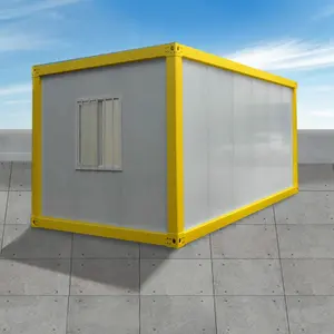 20FT Lage Kosten Modulaire Geprefabriceerde Container Huis Verzending Living Modulaire Platte Pack Afneembare Prefab Container Huis