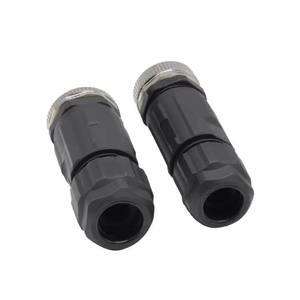 Conector Eléctrico Circular de Plástico Impermeable M12 de 16A para Montaje en Campo, 5 Pines, Macho y Hembra con Código L - Product Image 3