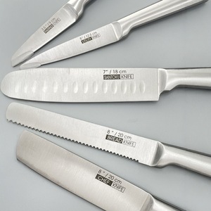 Five-piece household kitchen <b>knife</b> <b>set</b> chef's <b>knife</b> all-steel round handle multi-purpose <b>knife</b> <b>set</b> - Product Image 4