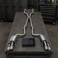 Échappement sport cat-back pour Lexus RC F/RCF 5.0L 2015-2021, silencieux sport X-Pipe en acier inoxydable avec embouts à valve