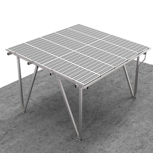 Sistema de montaje de panel solar de estantería fotovoltaica de acero al por mayor, soportes de techo, estructura de montaje de pila para instalación de paneles solares - Product Image 3