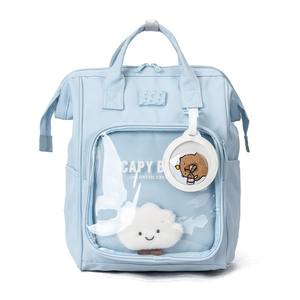 Mochila Escolar Personalizada Impermeable para Mujer, Estilo Universitario, con Ventana Transparente, de Lona, Tipo Ita Bag, Gran Capacidad - Product Image 5
