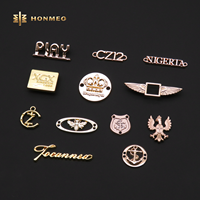 HONMEO Fabricant Grossiste Plaque Logo Métallique Personnalisée en Alliage de Zinc Étiquette pour Vêtements Jeans Étiquette Métallique Personnalisée