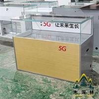 Vitrine de présentation pour téléphones portables pliable et personnalisable, éco-responsable, avec éclairage LED, montage facile, design moderne