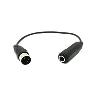 1/4 "(6.35mm) femelle TRS à DIN 5 broches mâle MIDI câble adaptateur connecter câble d'extension Audio stéréo pour clavier MIDI