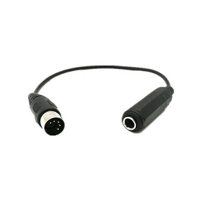1/4 "(6.35mm) femelle <span class=keywords><strong>TRS</strong></span> à DIN 5 broches mâle <span class=keywords><strong>MIDI</strong></span> câble adaptateur connecter câble d'extension Audio stéréo pour clavier <span class=keywords><strong>MIDI</strong></span> - Product Image 4