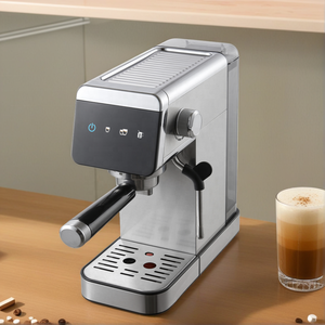 Appareil de cuisine Machine à café expresso semi-automatique 3-en-1 en acier inoxydable avec système d'infusion et mousseur à lait - Product Image 5