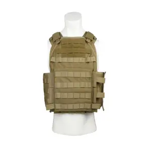Camo Quick Release MOLLE Vest Tactical Safety Plate Carrier Assault Paintball Vest