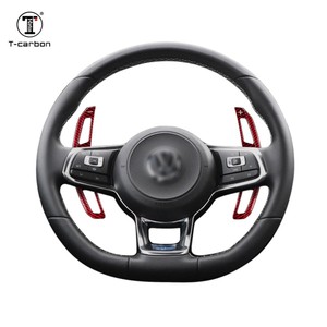 Levier de vitesses en fibre de carbone, extension de remplacement pour VW MK7/GTI/GTS/R/GTD, accessoires intérieurs pour volant T-carbon - Product Image 1