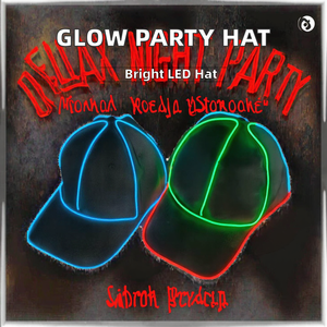 LED Light Baseball <strong>Hat</strong> Flashing Glow for Parties Rave Cap Luminous <strong>Hat</strong> for Diwali Graduation <strong>Easter</strong> Halloween New Arrival - Product Image 3
