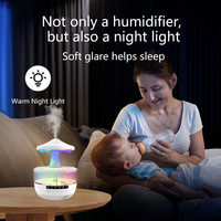 Nouvelle goutte d'eau claire humidificateur sonore Portable aromathérapie Machine veilleuse pluie nuage conception