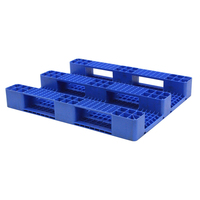 Palés de plástico de Parte superior plana con tubos de acero almacenamiento en frío palé de plástico higiénico
