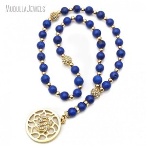 MU19645 azul real turquesa Misbah Hadhrat <span class=keywords><strong>Zahra</strong></span> islámico 33 cuentas de oración oro musulmán Alá Tasbeeh Tasbih chapado en oro religioso - Product Image 1