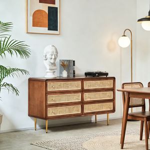 <span class=keywords><strong>Buffet</strong></span> et meuble <span class=keywords><strong>de</strong></span> rangement en bois massif <span class=keywords><strong>de</strong></span> frêne nordique, style moderne du milieu du siècle, avec rotin fait main, pour salon et <span class=keywords><strong>salle</strong></span> à <span class=keywords><strong>manger</strong></span>, mobilier <span class=keywords><strong>de</strong></span> maison - Product Image 1