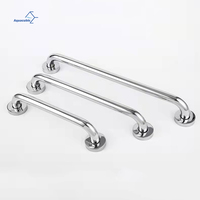 Barres d'appui de douche 42 pouces en acier inoxydable SUS304, barre d'équilibre de sécurité pour salle de bain, main courante de soutien