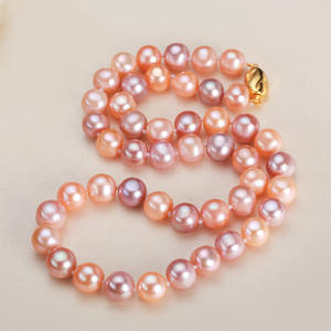 Collar de Perlas de Agua Dulce con Aleación de Cobre al por Mayor de Zhuji, con Colgante de Circonita y Cadena para Clavícula, Joyería Elegante para Mujer - Product Image 3