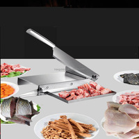 Machine manuelle de découpe d'os Couteau en acier inoxydable Hacher les côtes Coupeur de viande congelée