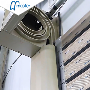 Pintu Gudang Industri Komersial Bahan Kuat dan Tahan Lama, Pintu Gulung Aluminium, Pintu Spiral Kecepatan Tinggi - Product Image 6