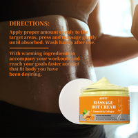 Crema caliente adelgazante para masajes, crema caliente de cúrcuma para masajes, gel de aloe vera, colágeno, reafirmante, hidratante, nutritivo, cuidado corporal diario