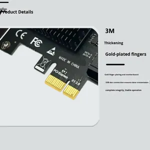 Siyah 6-<span class=keywords><strong>Port</strong></span> için SATA PCIE adaptörü masaüstü sabit disk genişletme kartı Synology NAS dizisi ESXI sürücüsüz stok mevcut - Product Image 3