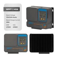 Contrôleur de charge solaire intelligent MPPT 40A 12/24V pour usage domestique et en camping-car, prend en charge la personnalisation OEM ODM et la vente en gros